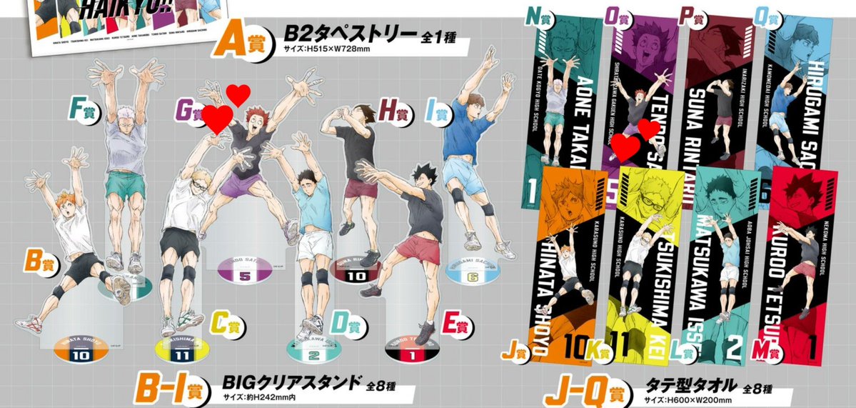 kyohey223's tweet photo. 【交換】
くじラック ハイキュー!! BIGクリアスタンド  タテ型タオル

譲
クリアスタンド
B賞 日向
E賞 黒尾
F賞 青根
I賞 昼神
タオル
M賞 黒尾
N賞 青根
P賞 角名

求
G賞 O賞 天童

郵送交換希望
黒尾は手元に残すか迷ってるため単体交換は不可、青根を含む交換のみ
よろしくお願いします https://t.co/9SxWBEAhOH