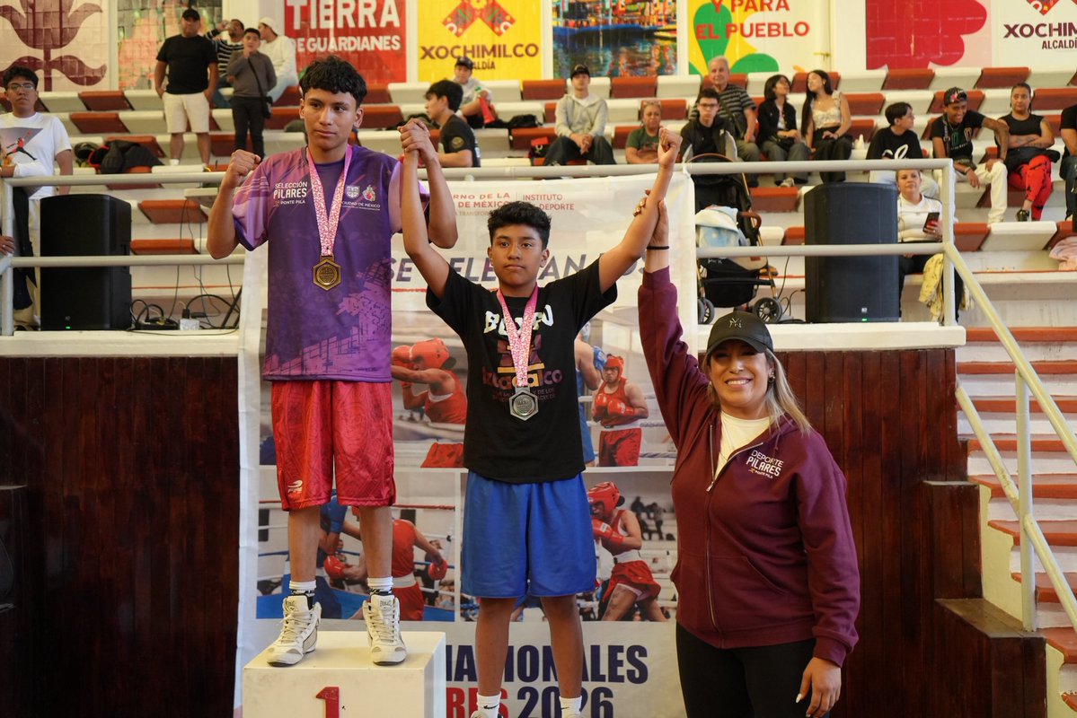 AmeyalliSchz's tweet photo. Orgullo de la Selección PILARES.

Nuestro representante de boxeo, Abraham Guadarrama Rangel, consiguió la victoria en la Etapa Estatal de los Juegos Nacionales Populares y aseguró su lugar en la Etapa Nacional, donde representará a la Ciudad de México. https://t.co/SM3j1ZU8XF