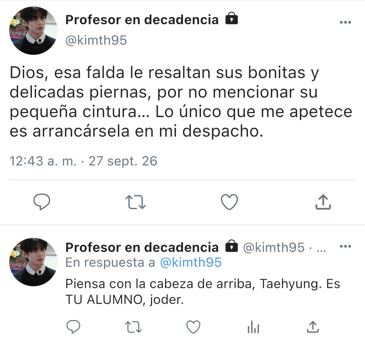 jinniierett_'s tweet photo. —Profesor Kim | #taekookau 

J’k está dispuesto a hacer todo lo posible para poder conseguir la atención de T’h, su amargado profesor de literatura.

#taekook  #vkookau https://t.co/TWa3coLNJX