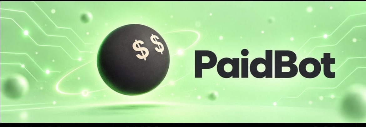 BullishCalls_'s tweet photo. My team was early on $PAIDBOT at $25k MCAP! 📊🔥
🧏🏻‍♂️Don’t tell me you snoozed? 👀
#Bullish #CryptoGems #MOONSHOT https://t.co/GBpEZ3ls4j