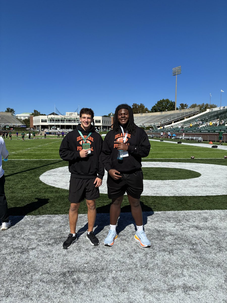 BryceDeCaro's tweet photo. Thank you @OwenH_FB and @OhioFootball for having me today on a game day visit! Hoping to get down here again!! 

@HayesFootball19 @MalivukJustin @Montgomery_DHHS @Colt_Tanner_ @Ncornell21 @CoachGayDHDL @Ahsanmiller https://t.co/KTmyYPCmVr
