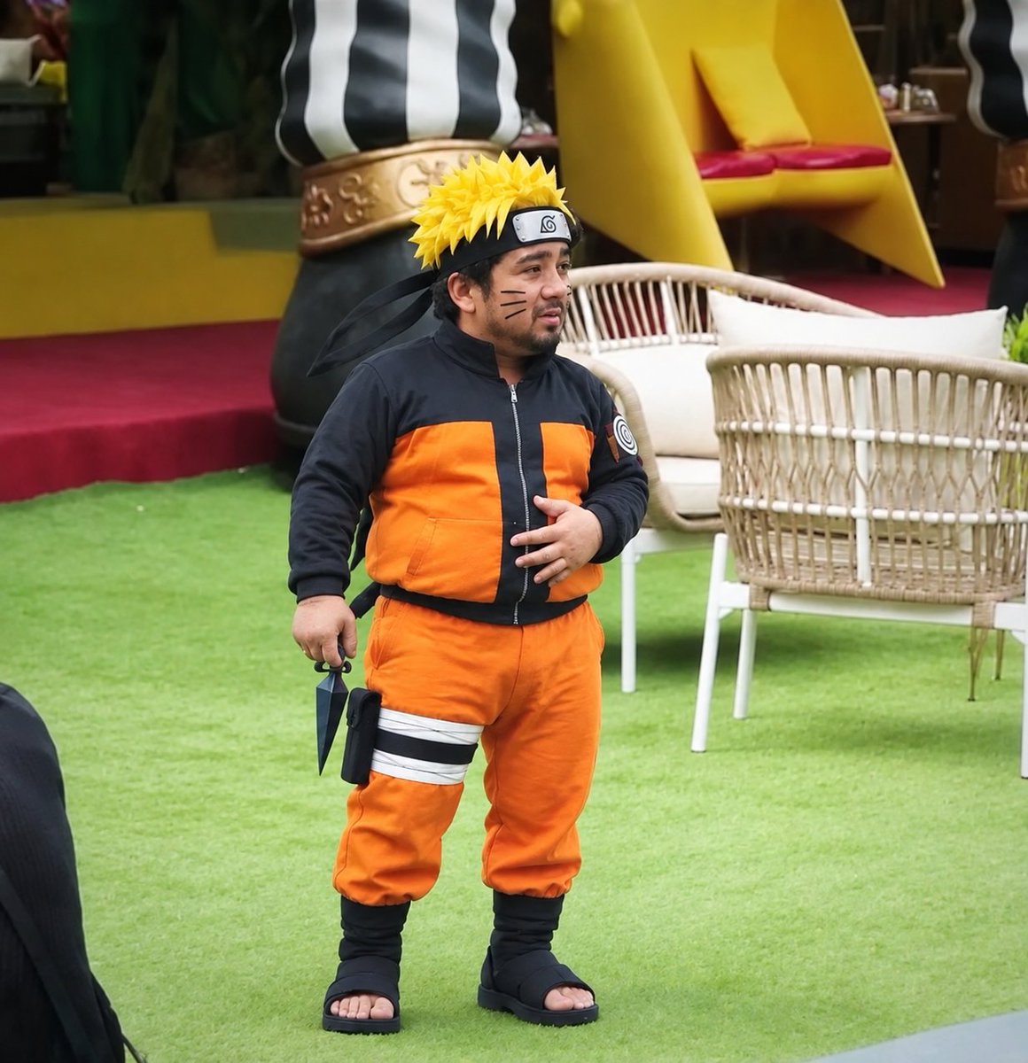 v38501291's tweet photo. Bauna Became Naruto 🔥 

#BiggBoss20 https://t.co/icQRs2mlQw