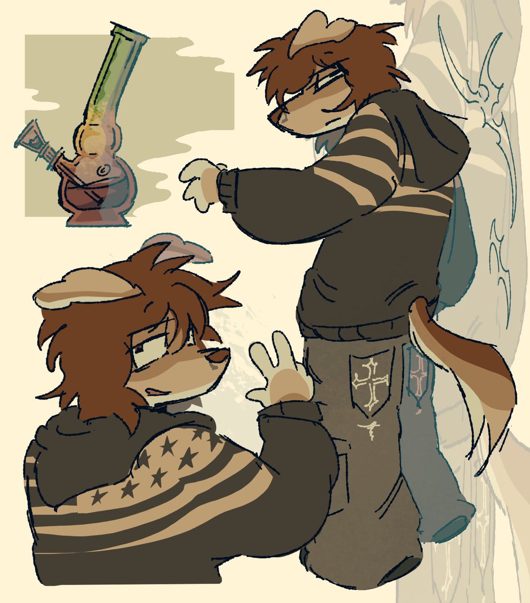 HOUNDEDGRAVE's tweet photo. feels good #furryart https://t.co/aYEp6aOiLa