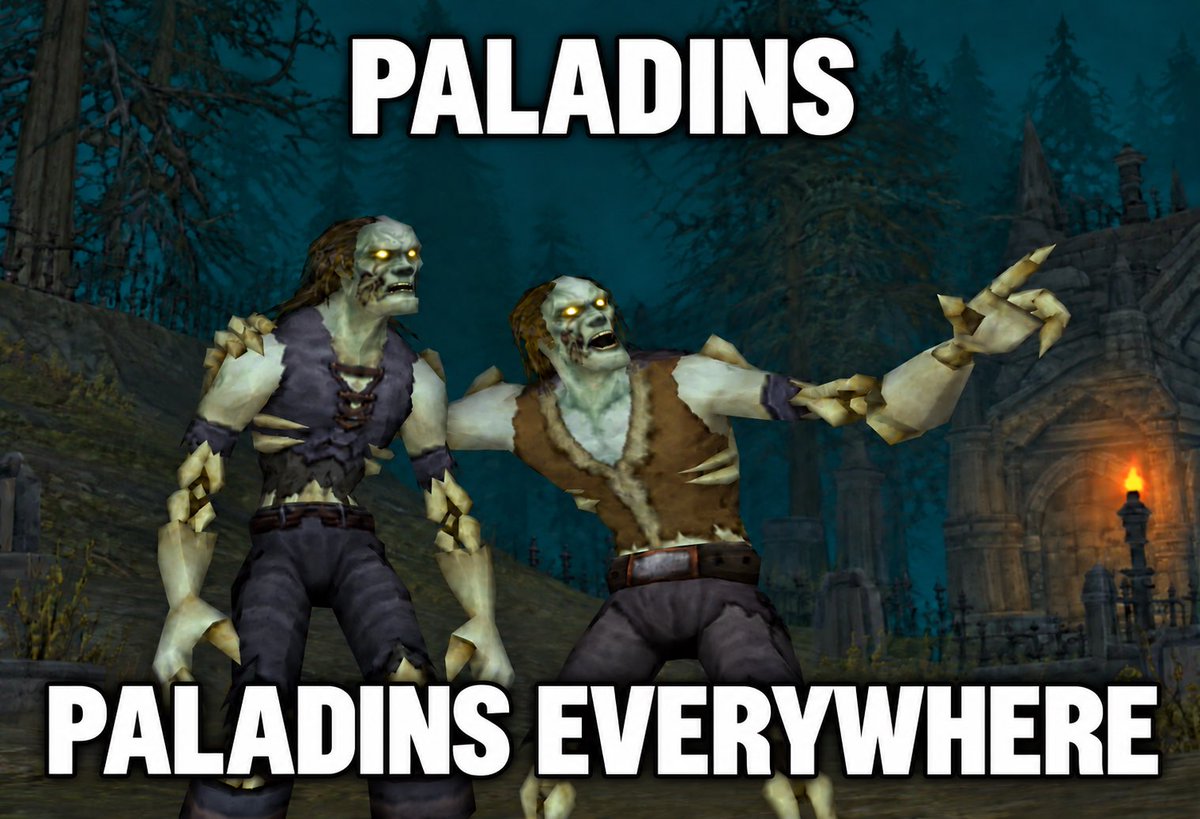 jonzzy's tweet photo. undead starting zone on Wow forever release day https://t.co/fWR3nW2Dgr