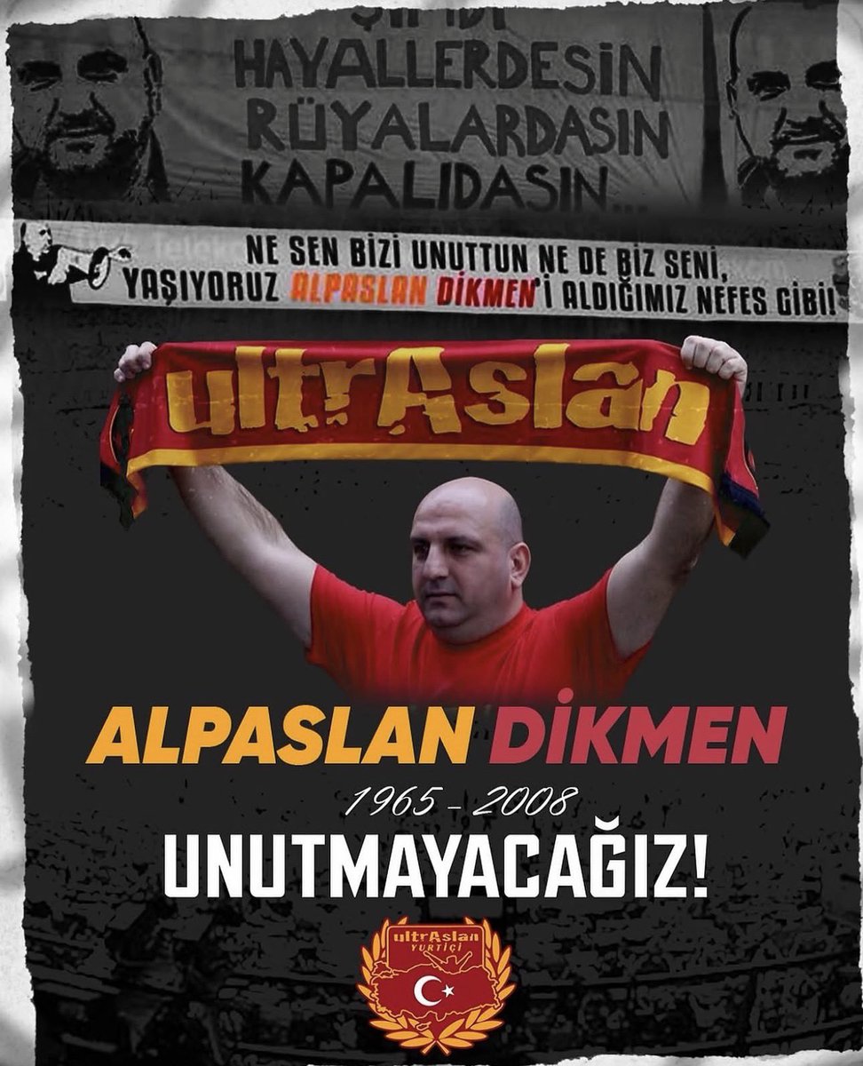 omerylmazz4's tweet photo. BÜYÜK GALATASARAYLI Alpaslan Dikmen’i aramızdan ayrılışını 18. yılında sevgi,saygı,özlem ve rahmetle anıyoruz

#AlpaslanDikmen
#uAYurtiçi
#uAMalatya https://t.co/S0G1RXurew