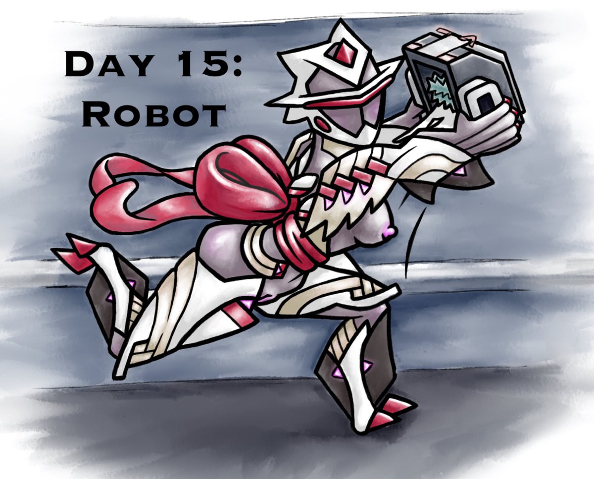narrator444's tweet photo. #SENFtember2026 I’m a big fan of Warframe and its lil Roombas. Always a shame to let them explode in the Corpus ships. But Zephy needs to be more careful about how she picks them up https://t.co/3UHlxYjiqx