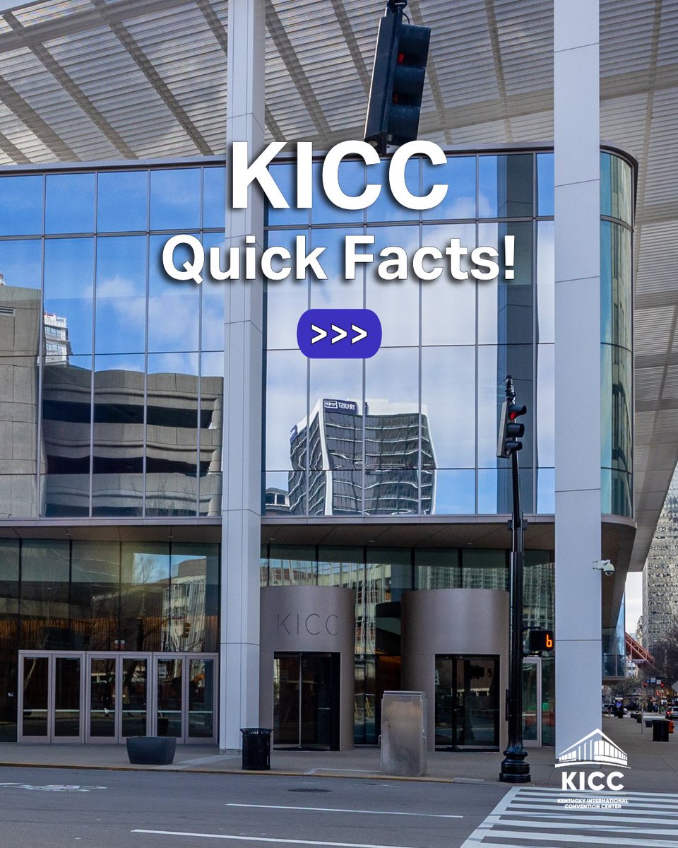 KYConvention's tweet photo. Swipe to learn some quick facts about our facility! https://t.co/TUyt0kSI0y