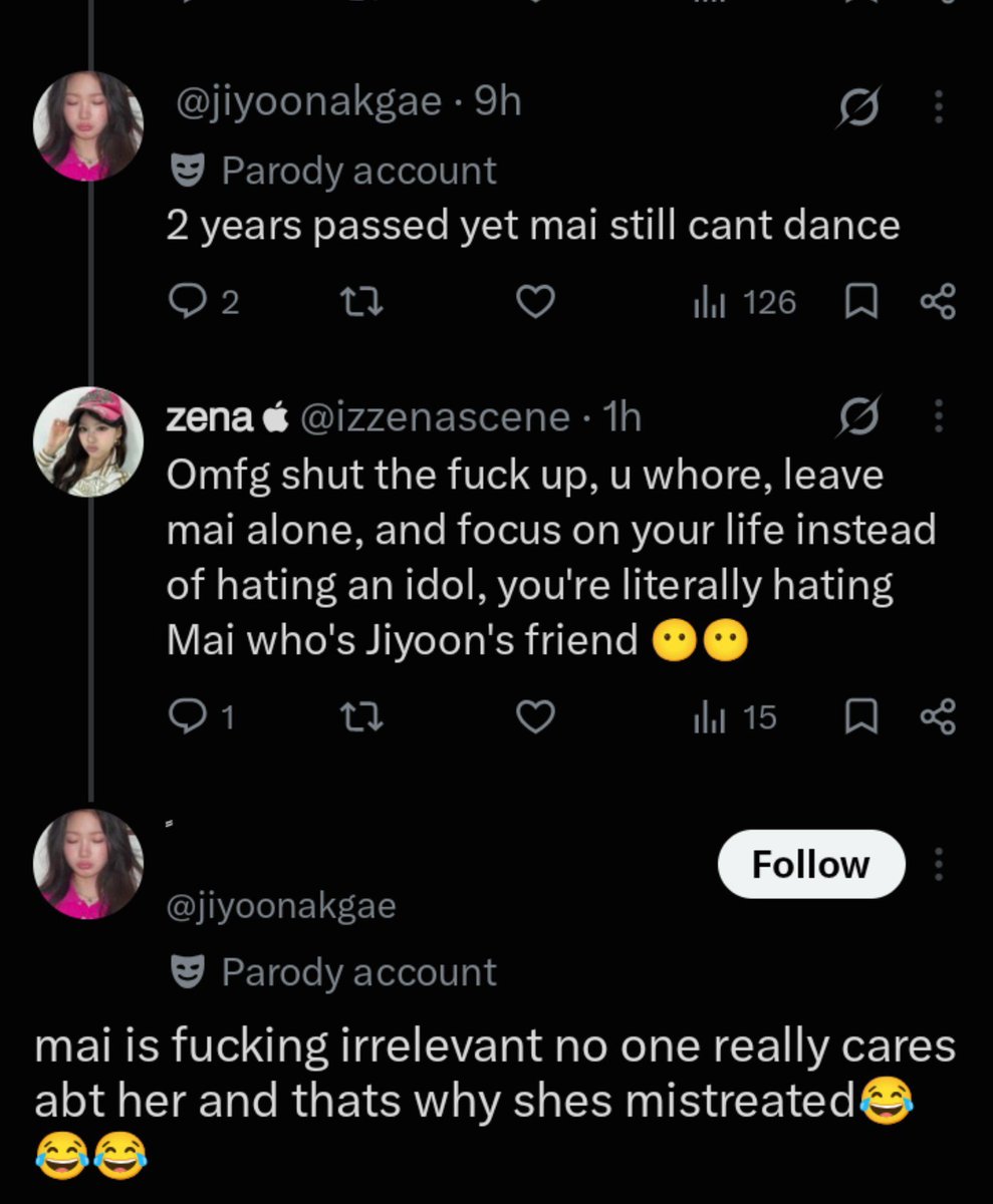 iznaprosecutor's tweet photo. 🔴 @/jiyoonakgae 

🚫 Do not engage
🚫 Report the account
🚫 Block the account
📸 Share the proof to @iznaprosecutor

NAYA who are still following or maintaining connections with these accounts are also asked to unfollow &amp; distance themselves.!!!

#izna #이즈나 #iznaprosecutor https://t.co/zMm9nwnQm9