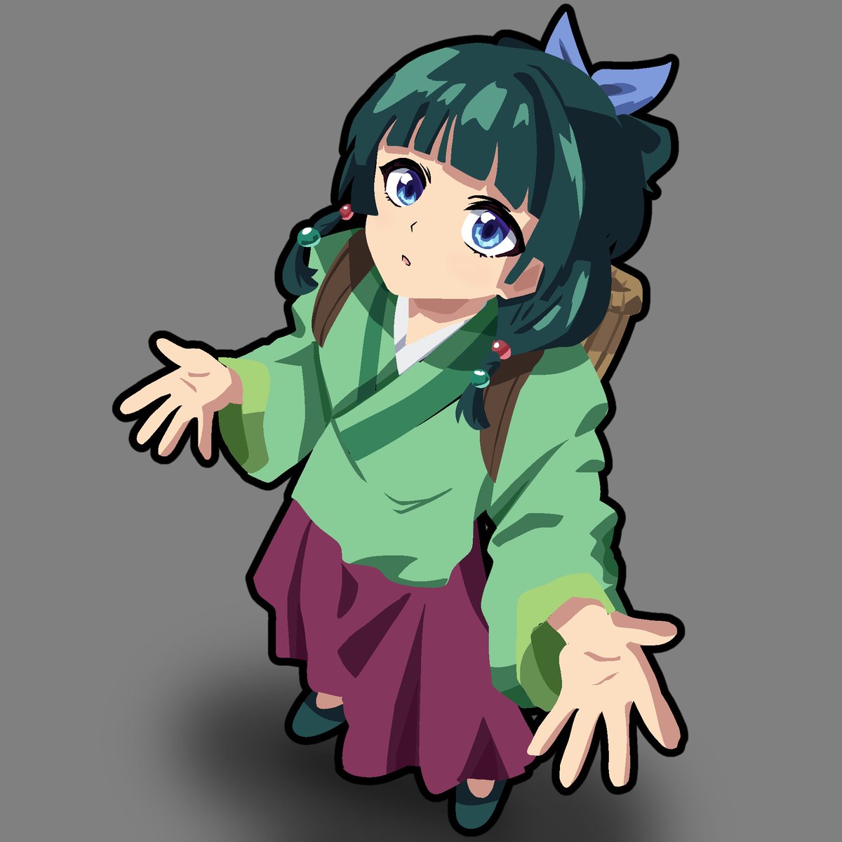 YellowAndRedSna's tweet photo. Decided to draw Maomao since apothecary diaries season 3 is coming soon https://t.co/yTM3SgCyZV