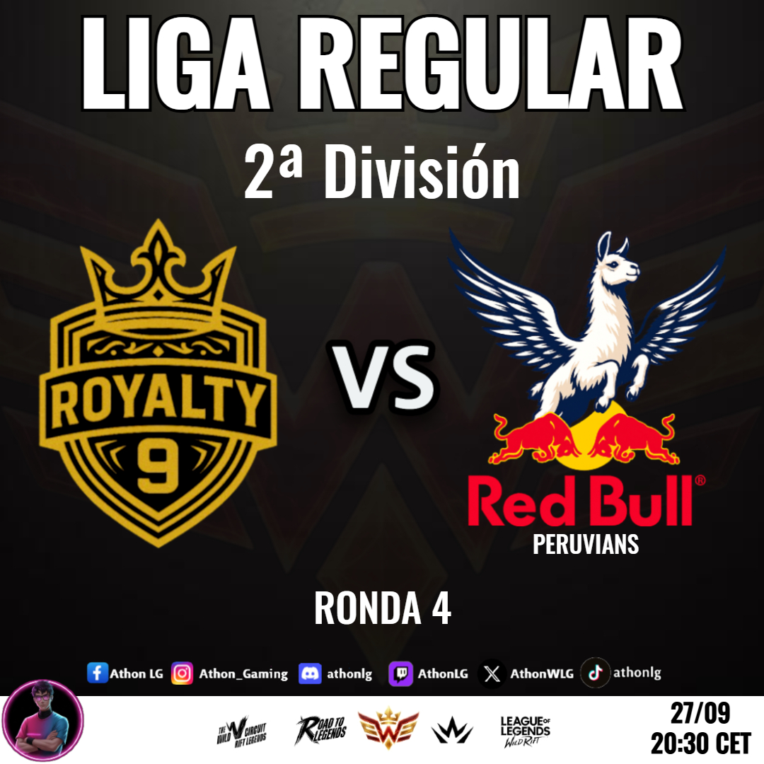 AthonWLG's tweet photo. Good People ! 👻
Segundo torneo de la temporada @LEWEsports_ , preparando un Co-Stream de Liga Regular 😆
📅27 / 09 / 26
📷20:30 CET
Royalty 9🆚Red Bull Peruvians
( Segunda division - Ronda 4 )

https://t.co/lN3qxW3Eu6
 #LEW #RoadtoLegends #LEWonfire #WildRift #LoLWildRift https://t.co/8mVFUe7thJ