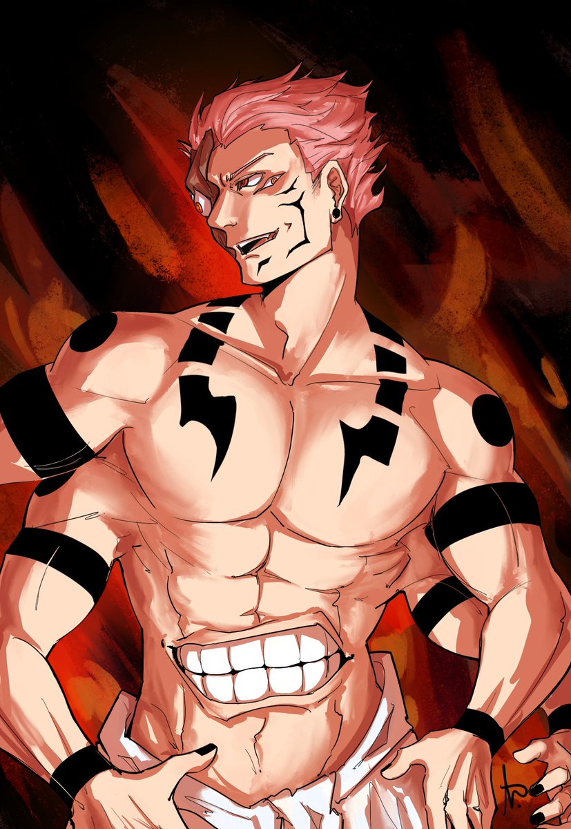 NH_longoreo's tweet photo. #两面宿傩 #咒术回战 #jujutsukaisen #sukuna #fanart https://t.co/BCOBUgUY1g
