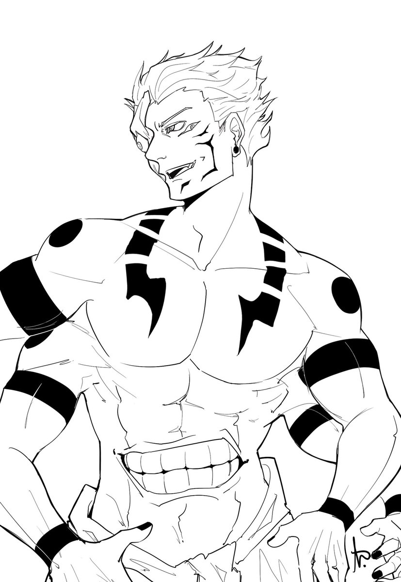 NH_longoreo's tweet photo. #两面宿傩 #咒术回战 #jujutsukaisen #sukuna #fanart https://t.co/BCOBUgUY1g