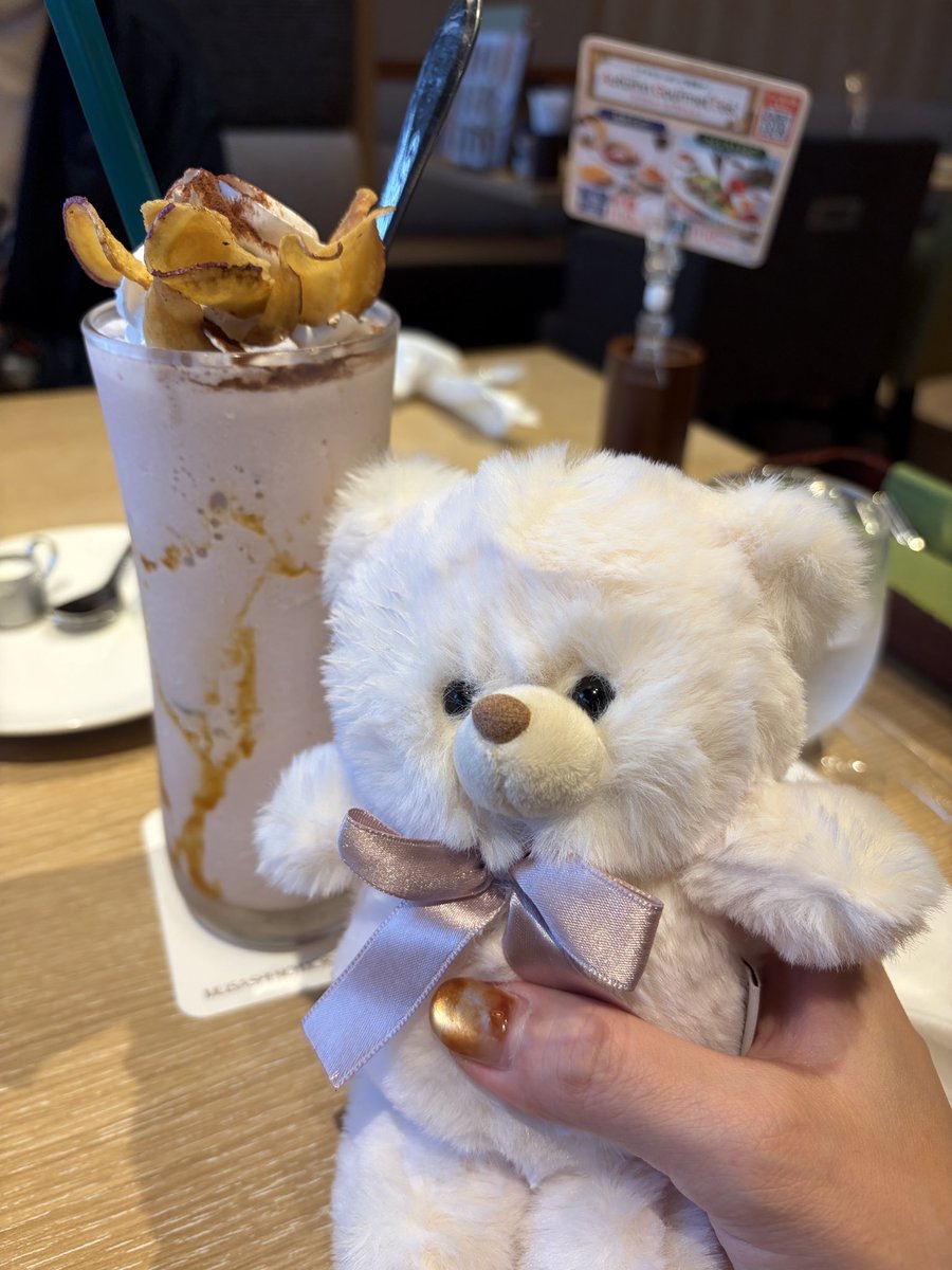 517u's tweet photo. 紫芋スムージー https://t.co/q5p42szyVb