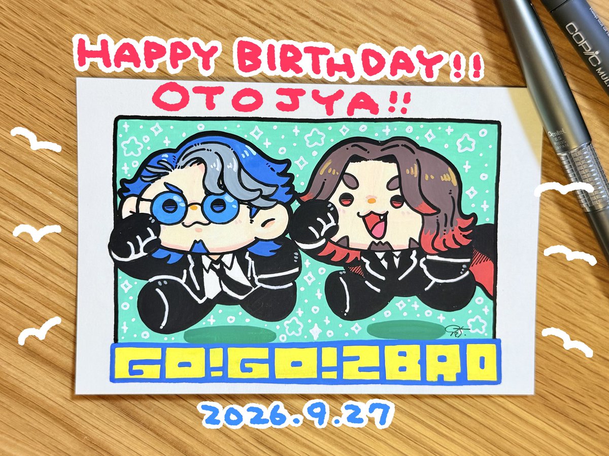 995Tabularasa's tweet photo. お誕生日おめでとうございますーー！🎉✨
弟者さんにとって素敵な１年になりますようにー！🥳
これからも応援してますー！💪✨
#2bropics https://t.co/xXr9BlPxkh
