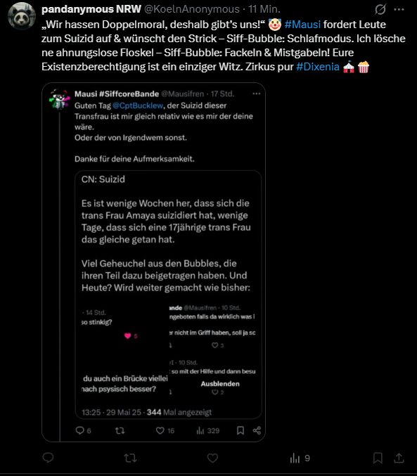Negervernichter's tweet photo. Ich gebe keinen Fick darauf was Leute wie Dixenia von mir denken.

Und ja, sage Leuten recht oft das sie sich wegmeddln können. https://t.co/iMYAsbIaqL