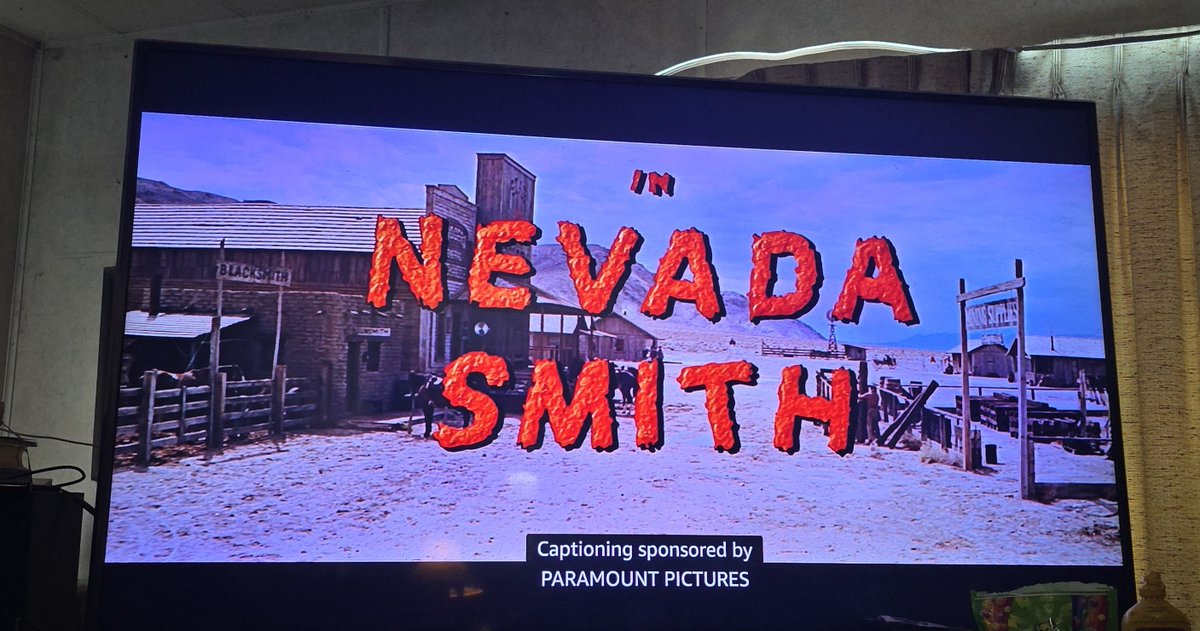 Rezfilmbuff's tweet photo. Watching #NevadaSmith (1965) starring #SteveMcQueen #SaturdayMovies #Reno #Nevada https://t.co/NfFWEUFskm