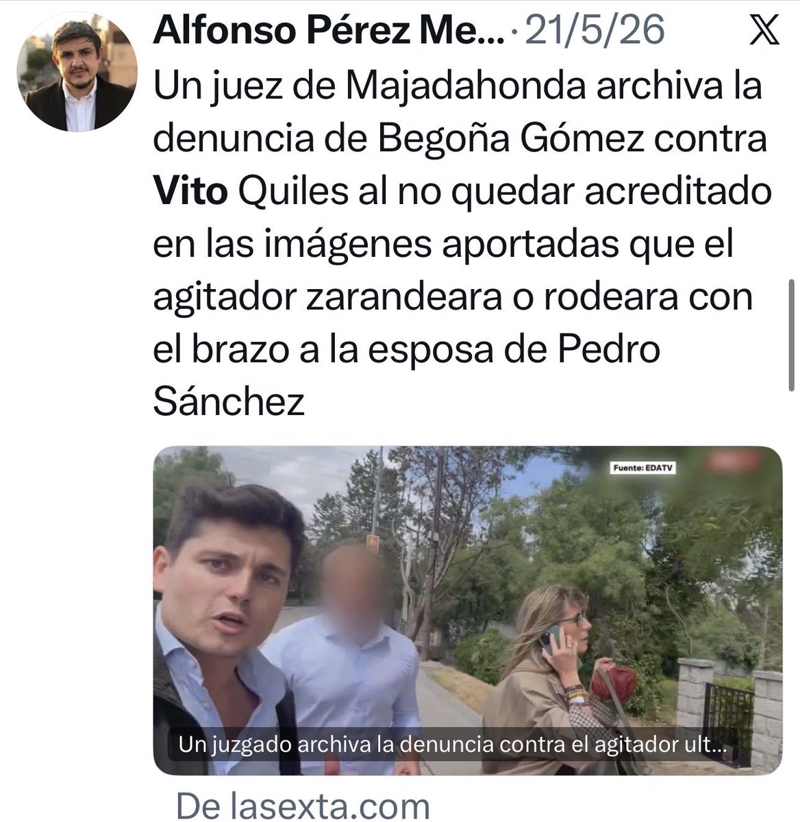 Paciente45166's tweet photo. No le dejasteis trabajar, perra de Sánchez. https://t.co/th6yBoahaN