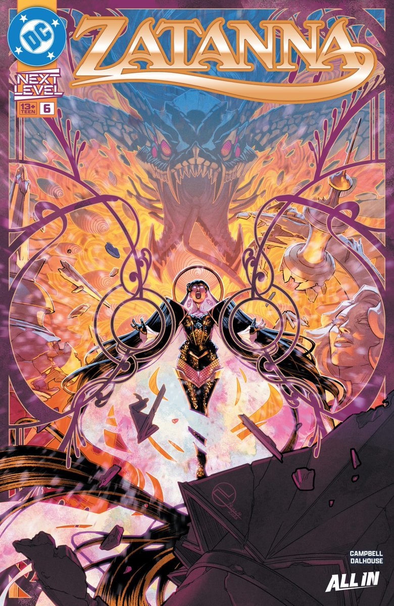FANTASTICF4UR's tweet photo. غلاف العدد 6 من سلسلة Zatanna (2026) ال��ادم بتاريخ الذي سيصدر  هذا الأسبوع.

- من كتابة ورسم: #JamalCampbell

▪︎ وصف ومعاينة العدد في الأسفل: ⬇️

(1/2)

ْ

#Dccomics #Zatanna https://t.co/wAbGuXksBg