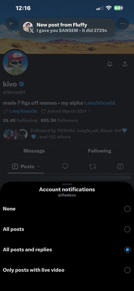 ifwdexx's tweet photo. @udyszn @kivoxbt @udyszn 🙏🙏🙏
I really need a win legend 

ALiQsr5nH1aw1ogc4QQrYZSbePM3p9p5csAT9LkHPL7r https://t.co/3nKfdXBdI1