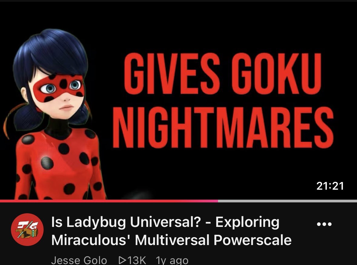 PoopityScoopitt's tweet photo. @JesseGolo Im saying bruh ive been waiting for YEARS for powerscaling twt to get their hands on miraculous 😭 https://t.co/yrQPrRKGd6