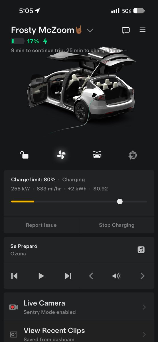 TeslaRoadLog's tweet photo. 17%… she was practically begging me to plug her in 😮‍💨💦 Now she’s pulling 255 kW like she’s done this before 🤭 $TSLA https://t.co/YOtKAp1Inb