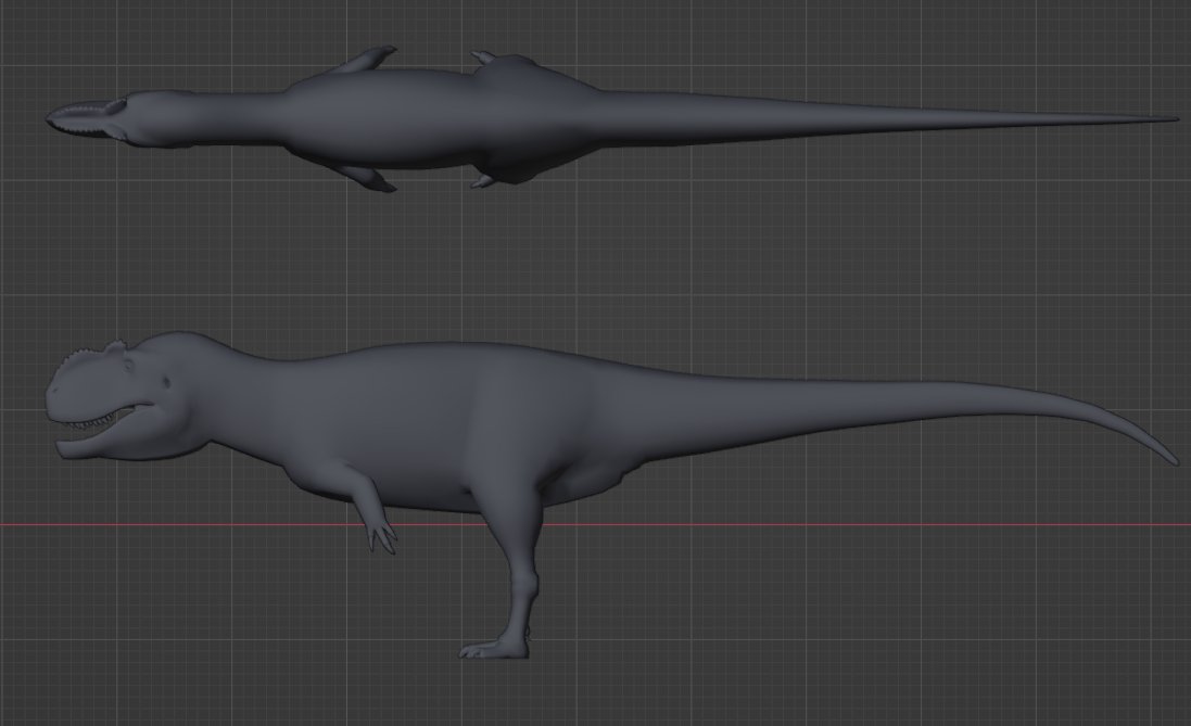 SnowyMoon69's tweet photo. @RottedH Once again, larping Yangchuanosaurus to defend jwe3's design, it's literally in the skull of the animal (last image is a sub adult) https://t.co/y34PyxdWid