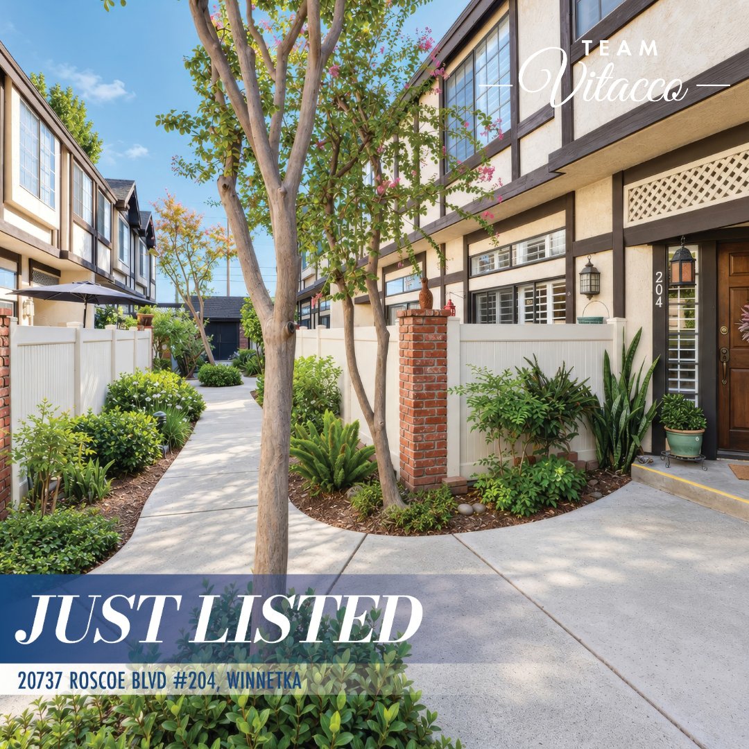 SVitacco's tweet photo. #JustListed &amp; #OpenHouse Sun 9/27 2-5 PM | 20737 Roscoe Blvd #204 #Winnetka| 3🛏️ | 2.5🛁|1,641SF | Split-level Townhome Offered at $575,000

#TeamVitacco #RealEstate #Realtor #LosAngeles #LosAngelesRealEstate #LosAngelesRealtor #RealEstateAgent #EquityUnion #EquityUnionRealEstate https://t.co/YOYtdoYLg4