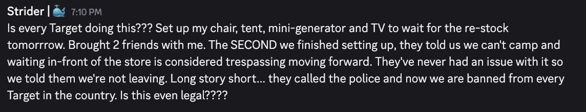 camolNFT's tweet photo. Insane things are happening in the Pokémon scalping discords. https://t.co/au1mC8uVnK