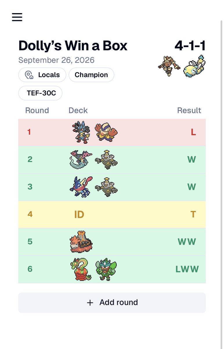 tcgcow's tweet photo. 1st Dolly’s Win a Box 4-1-1 +30C ETB
Lopunny Dudunsparce Deck w/ Mew ex
This deck is sick! Stunfisk is crazy dmg amp worth adding GGs!
@TheTacDolphin s/o Mega Camerupt!🔥
@TheNeo541454 Bloodline Finals!☝️
#pokemon #tcg #tournament #winabox #decklist #lopunny #mew #ptcg #deck #win https://t.co/2HXQfxVPm0