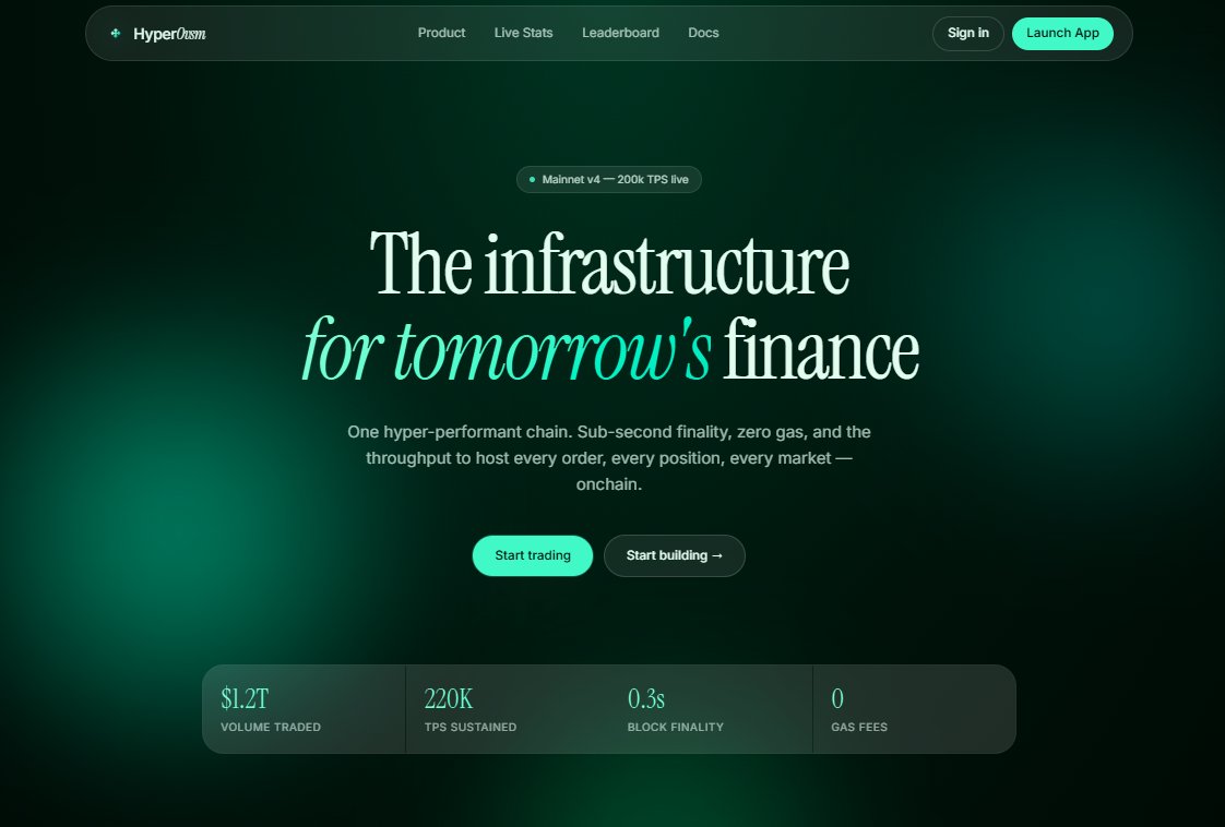 230xl2's tweet photo. After 5 months of building, testing, refining, and putting the infrastructure through its paces, $HyperOSVM is finally live.

We built HyperOSVM around a simple idea: the next generation of financial infrastructure should be fast enough, scalable enough, and efficient enough to operate entirely onchain.

HyperOSVM is a hyper-performant blockchain designed specifically for high-throughput financial applications.

Sub-second finality for near-instant settlement
Zero gas designed to remove friction from onchain execution
High throughput built to support massive transaction volume
Infrastructure capable of hosting orders, positions, markets, and financial applications onchain
A foundation designed for developers building the financial systems of tomorrow

The goal isn't simply to build another chain.

It's to build the infrastructure that allows markets to operate at internet scale - with speed, efficiency, and composability built directly into the underlying network.

5 months of work led to this moment.

$HyperOSVM is now live.

CA: AdK9FeZuxsyXLgruAGsJ7au3GksPPqedqCeNfh9Tpump

The next phase starts now.