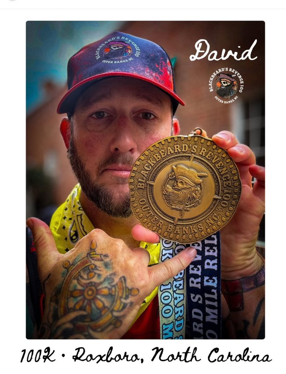 PaulOgawanb's tweet photo. I’m thrilled to announce that I’ve been selected as an ambassador for the 2027 Blackbeard’s Revenge 100! From earning an official 100-mile buckle for an unofficial COVID-era finish to several DNFs and a 100K finish this year, this race has quite a https://t.co/RJkWl2zrKF