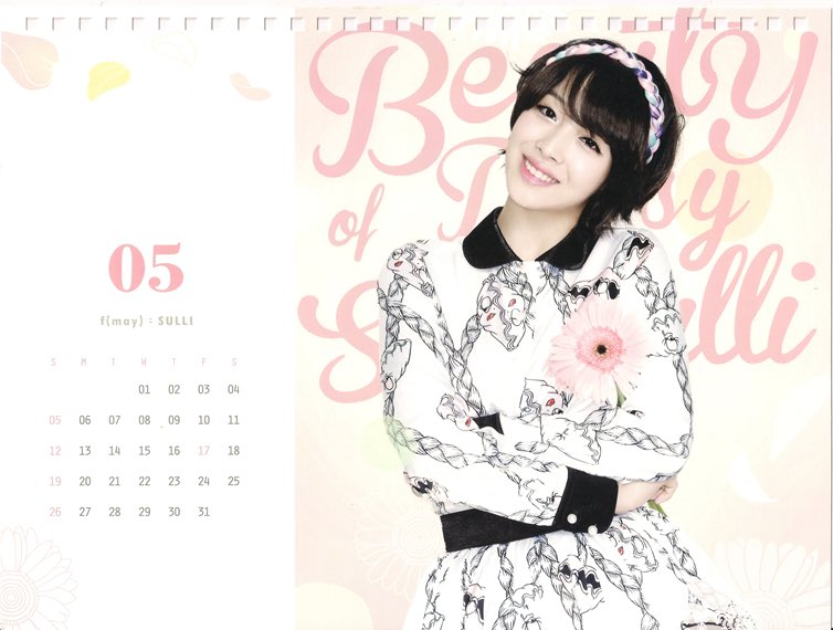 narshazone's tweet photo. — f(x)’s Sulli official calendar scans (2012) https://t.co/XXD3Y7h7bC
