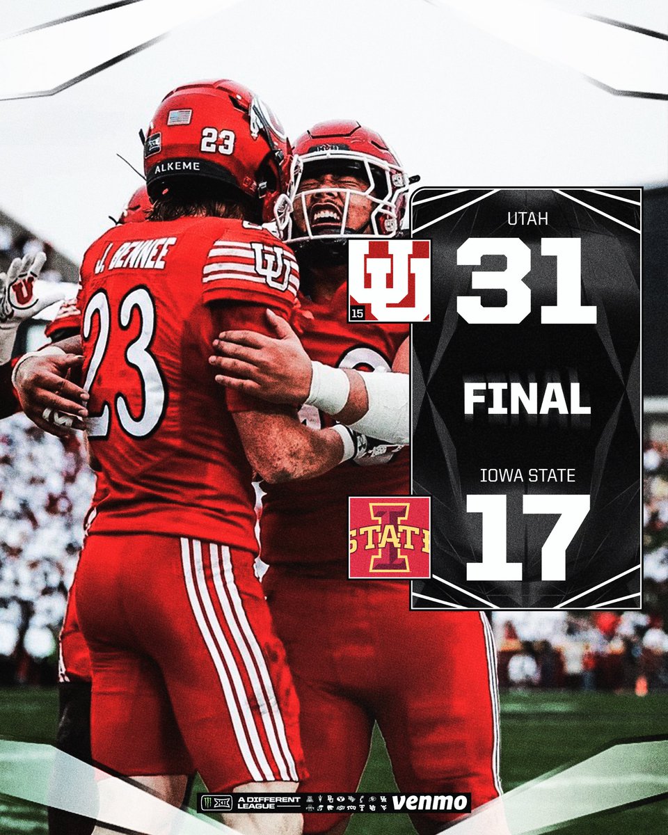 Big12Conference's tweet photo. Utes are undefeated in conference play 🙂‍↕️ https://t.co/yJD40u9BA6