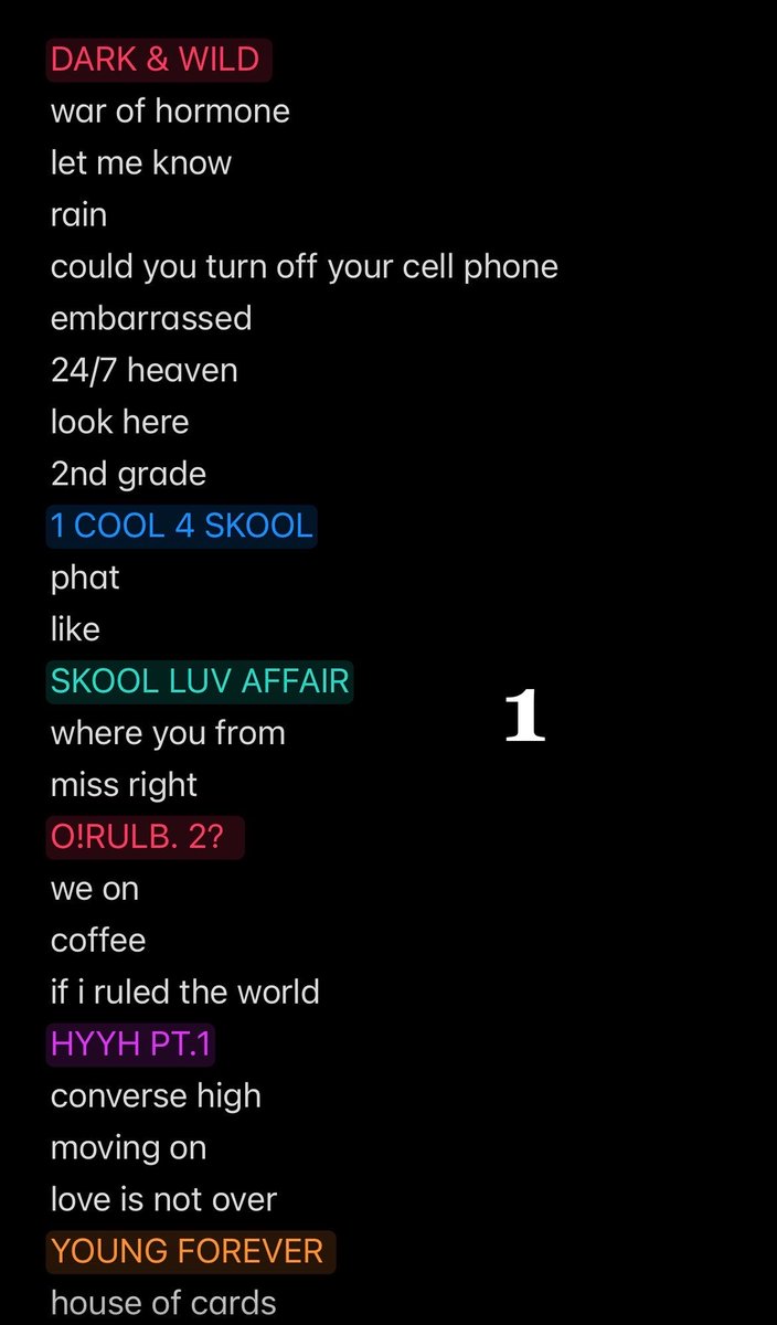 jhopegs's tweet photo. recordatorio diario de que estas canciones sorpresas son las que todavía NO se presentaron y pueden presentarse en latam 🙏 https://t.co/dRxiyJdQfG