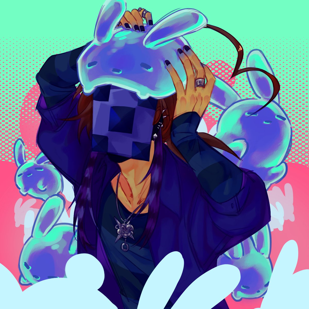 Sab3liii's tweet photo. bunny bunny bunny  
#nemvevofanart https://t.co/3KSAO52y5A