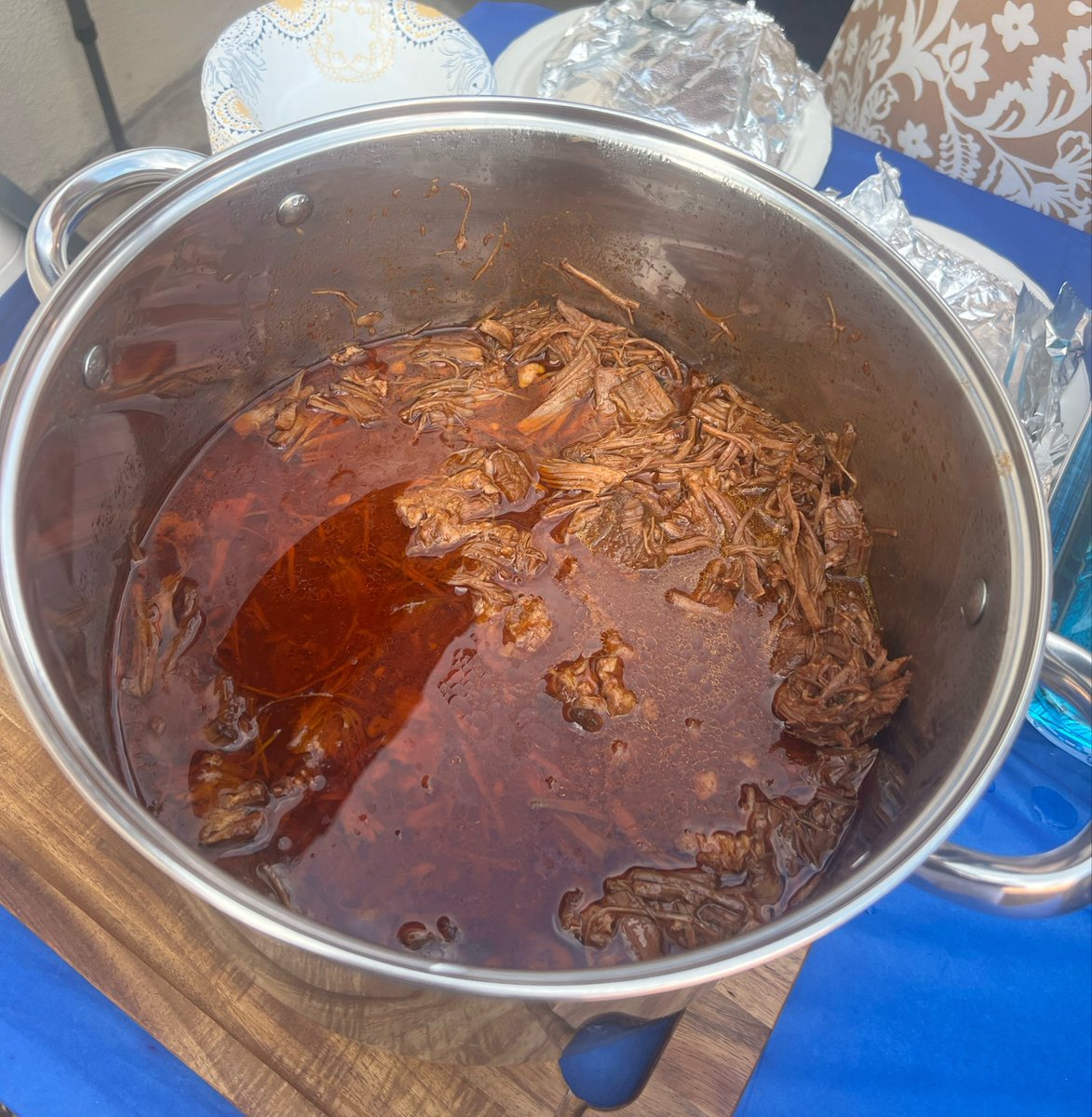 kushc1ty's tweet photo. birria and seafood boil at family bbq rn #🤰 https://t.co/xYRT1Oppaz