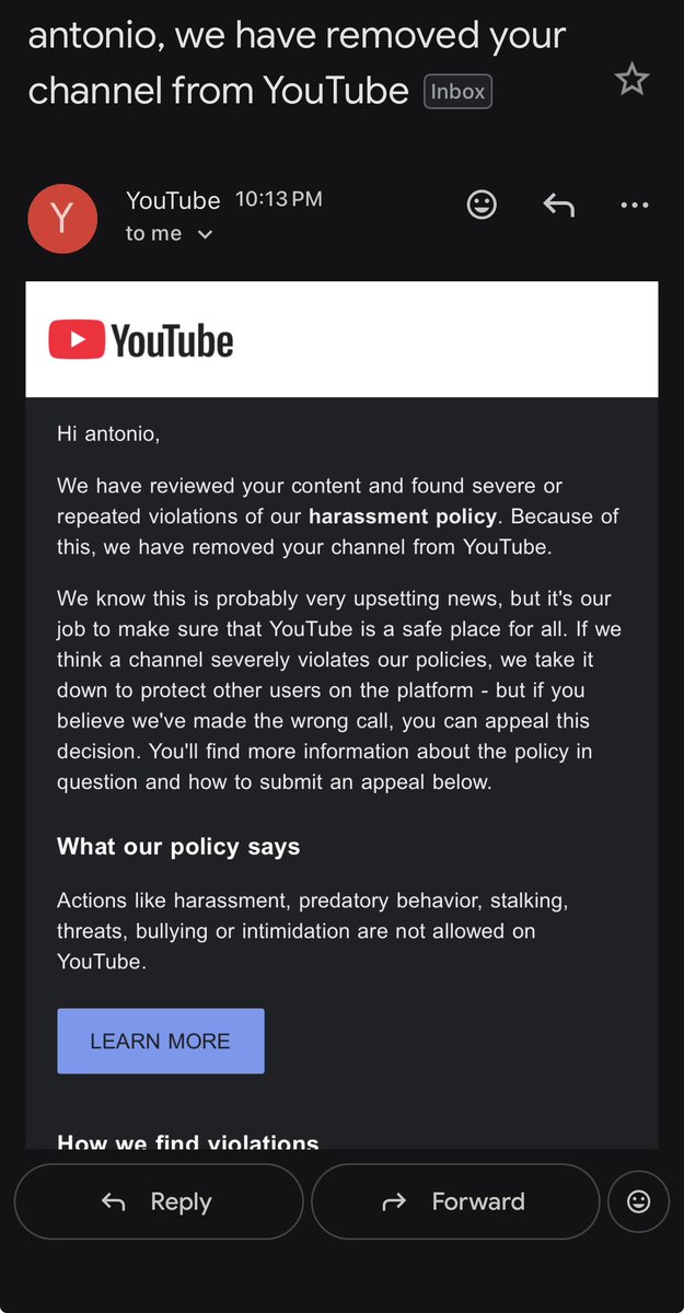 vertyamal's tweet photo. And my youtube channel is still terminated atp I give up and all these people on this app are scammers and bots https://t.co/GJqc1DzyLb