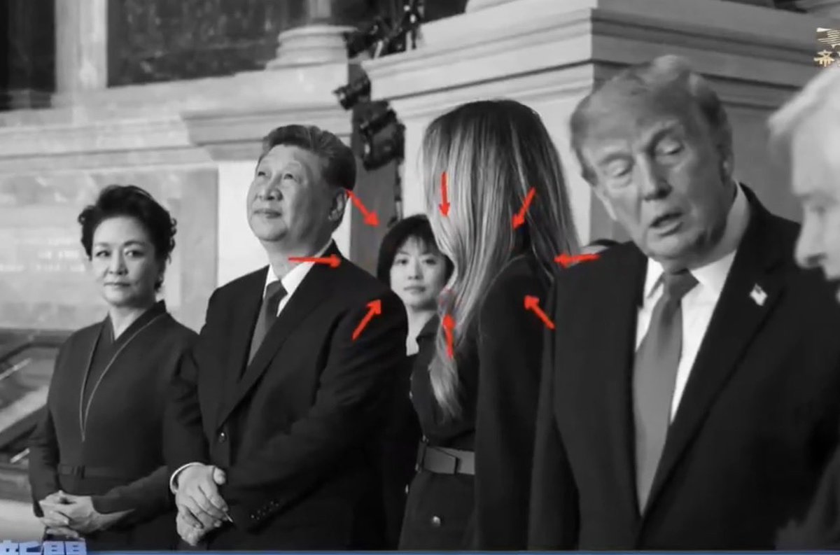 liuyuxin89064's tweet photo. 💥习近平及彭麗媛身邊這位黑衣女子成為網民關注的焦點，身份確實不一般，她是誰？ https://t.co/iggN7IDgwk