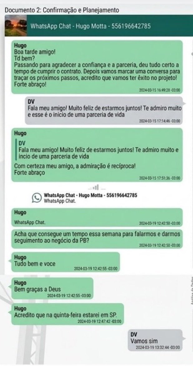 NunesOliveira33's tweet photo. .
ANTRO  DE  BANDIDOS

Vazam mensagens do presidente da Câmara dos Deputados, Hugo Motta, negociando emendas parlamentares para beneficiar o Banco Master com Daniel Vorcaro. https://t.co/rh5dKSwOT2