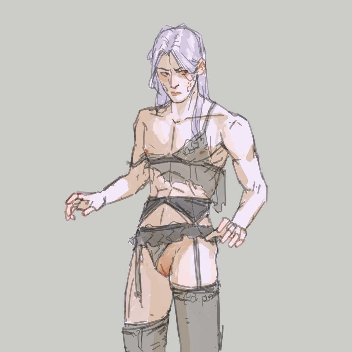 baekar7's tweet photo. wip for a trade w/ @chockiera 🫶
(i gotta learn how to draw lace 😱) https://t.co/y2YPrYldek