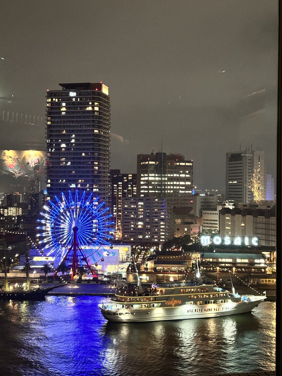 ukagnoanikusiad's tweet photo. 素敵で贅沢な夜でした🏙✨🎡
#ハマベダイ
#藤沢アユミ
#神戸メリケンパークオリエンタルホテル
#viewbar https://t.co/LLJ24ogMVv