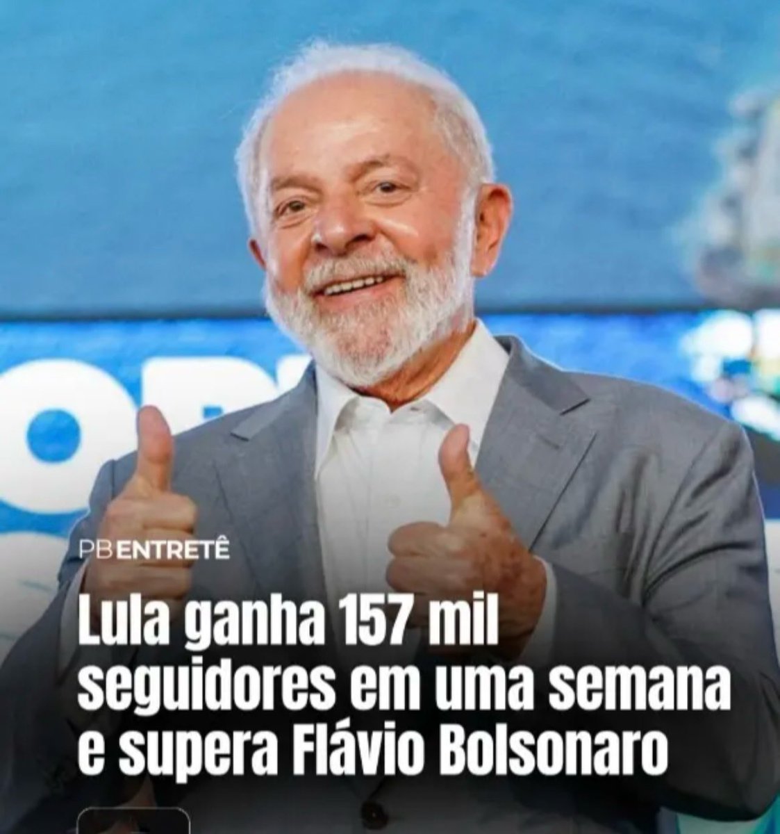 salgadinhomusic's tweet photo. VAI SER NO 1º TURNO 
@lula TETRA 🏆🏆🏆🏆🔥 https://t.co/w9uwMD7yrW