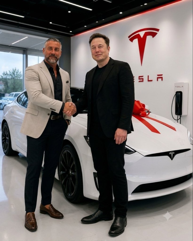 ElonSuperne4's tweet photo. Be honest 👇 

If Elon Musk handed you this Tesla today, what would you do?

A. Drive it ⚡
B. Sell it 💰
C. Keep it forever ❤️
D. Give it to family 🎁 https://t.co/jZm2Lf2SXg