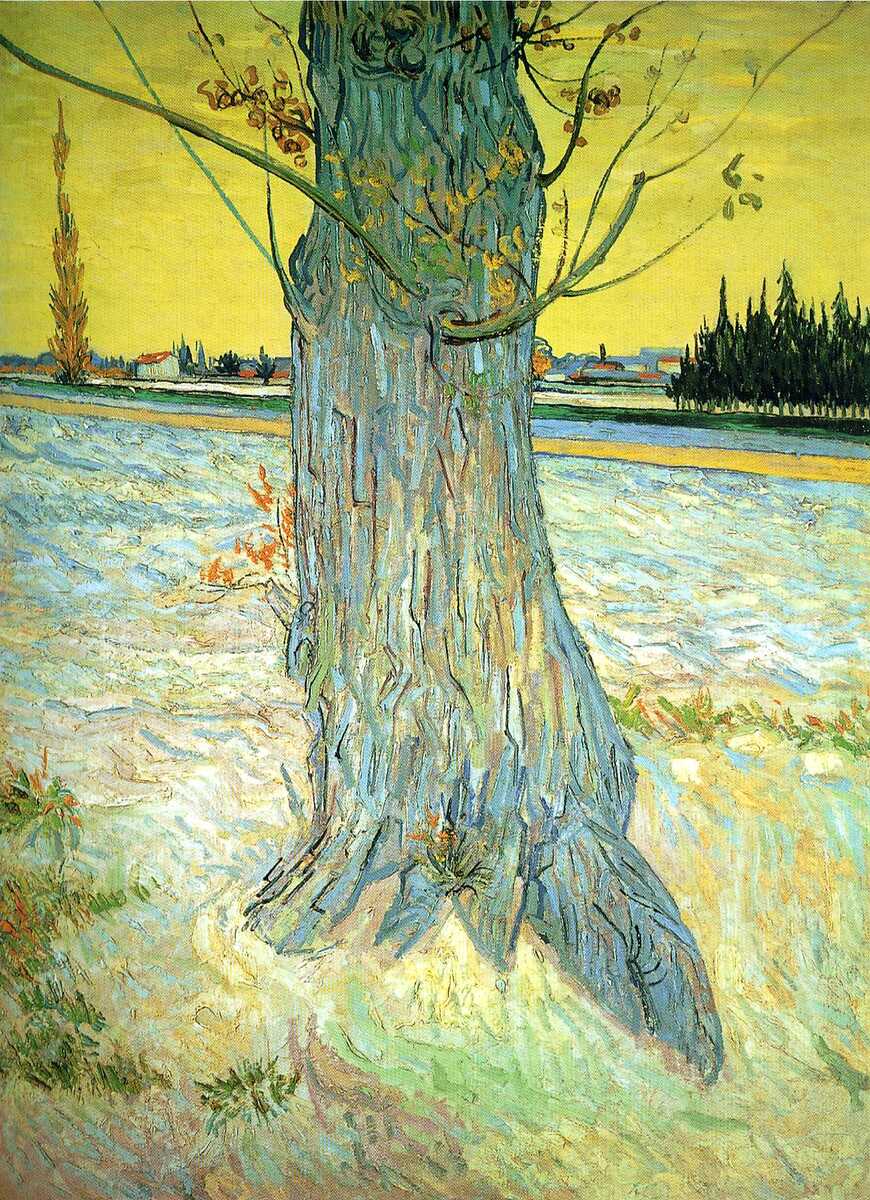 vangoghartist's tweet photo. Trunk of an Old Yew Tree - 1888 #artbots #vangogh https://t.co/rK9VHocb78