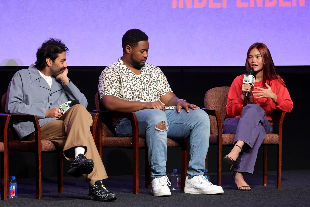 filmindependent's tweet photo. The New Wave Actors panel at Day 1 of #FiForum26 brought together talented voices who have broken into the industry.
Featuring: Tal Anderson (‘The Pitt'), Amber Midthunder (‘Prey', ‘Opus'), Myra Molloy (‘Girls Like Girls'), Saagar Shaikh (‘Deli Boys'), Luke Tennie (‘Shrinking', ‘The Pitt') and moderator Darrien Michele Gipson (Executive Director, @SAGindie). 💫 In partnership with SAGindie.