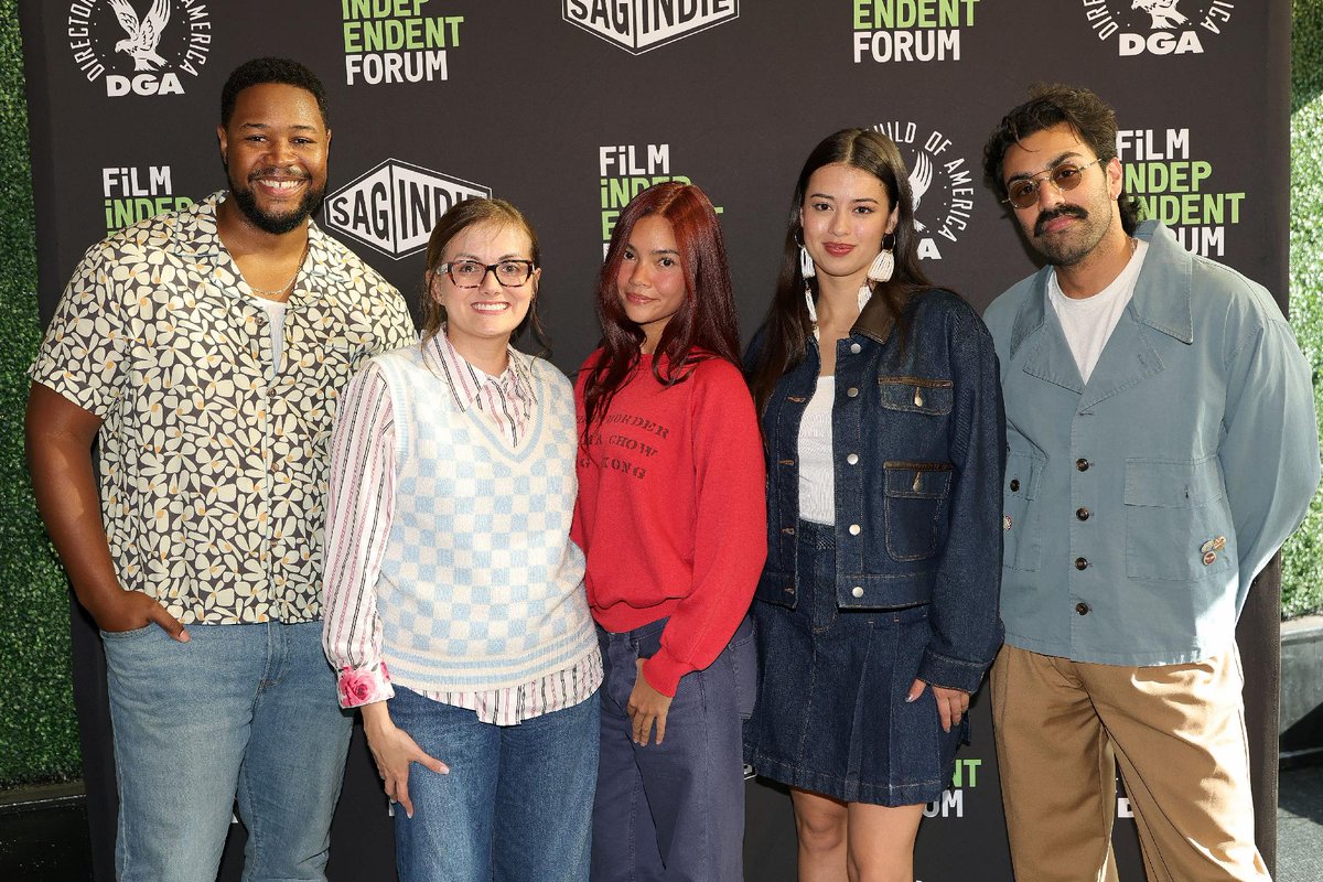 filmindependent's tweet photo. The New Wave Actors panel at Day 1 of #FiForum26 brought together talented voices who have broken into the industry.
Featuring: Tal Anderson (‘The Pitt'), Amber Midthunder (‘Prey', ‘Opus'), Myra Molloy (‘Girls Like Girls'), Saagar Shaikh (‘Deli Boys'), Luke Tennie (‘Shrinking', ‘The Pitt') and moderator Darrien Michele Gipson (Executive Director, @SAGindie). 💫 In partnership with SAGindie.