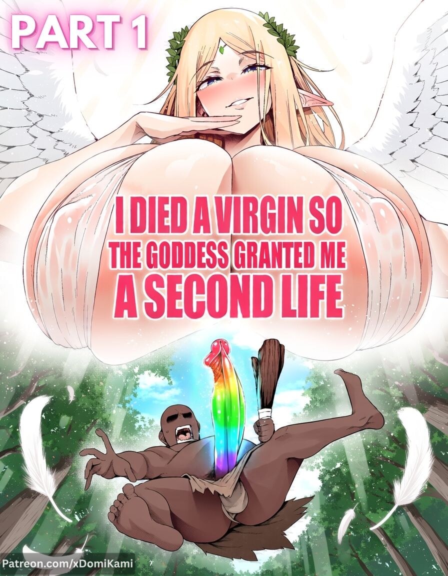 xDomiKami's tweet photo. I Died a Virgin so the Goddess Granted Me a Second Life (Part 1) -  1/3

He lived a miserable life and died from excessive masturbation... Only to awaken before the goddess and receive a second chance in a fantasy world!

Full Part 1 on Patreon (33pg)
https://t.co/8O9jce6Snn https://t.co/UFF5je5FcN