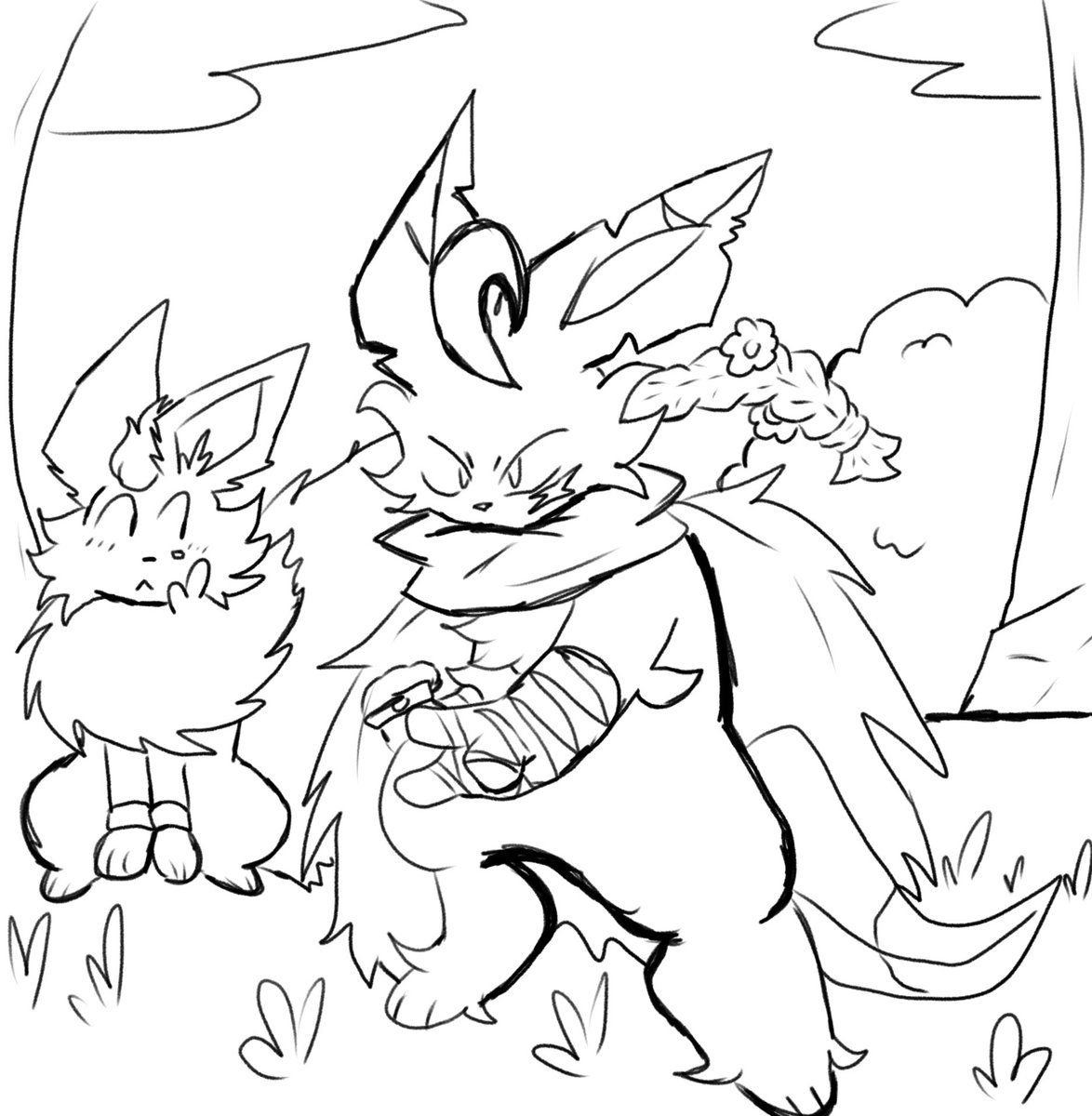 HaziestReaper's tweet photo. two dummies 
#flareon #leafeon https://t.co/6hKYv2uqdC