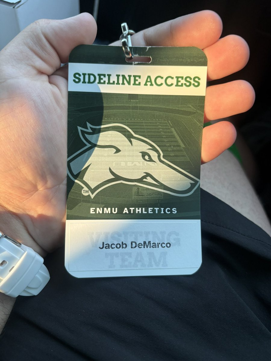JacobDeMar3559's tweet photo. Had a great game day visit at ENMU today. I would like to thank @AndonMata @BUFOOTBALL69 @ArtBrilesENMU @ENMUFootball 
For the great experience, excited to stay in contact with y’all. https://t.co/Llt0wTDCQO