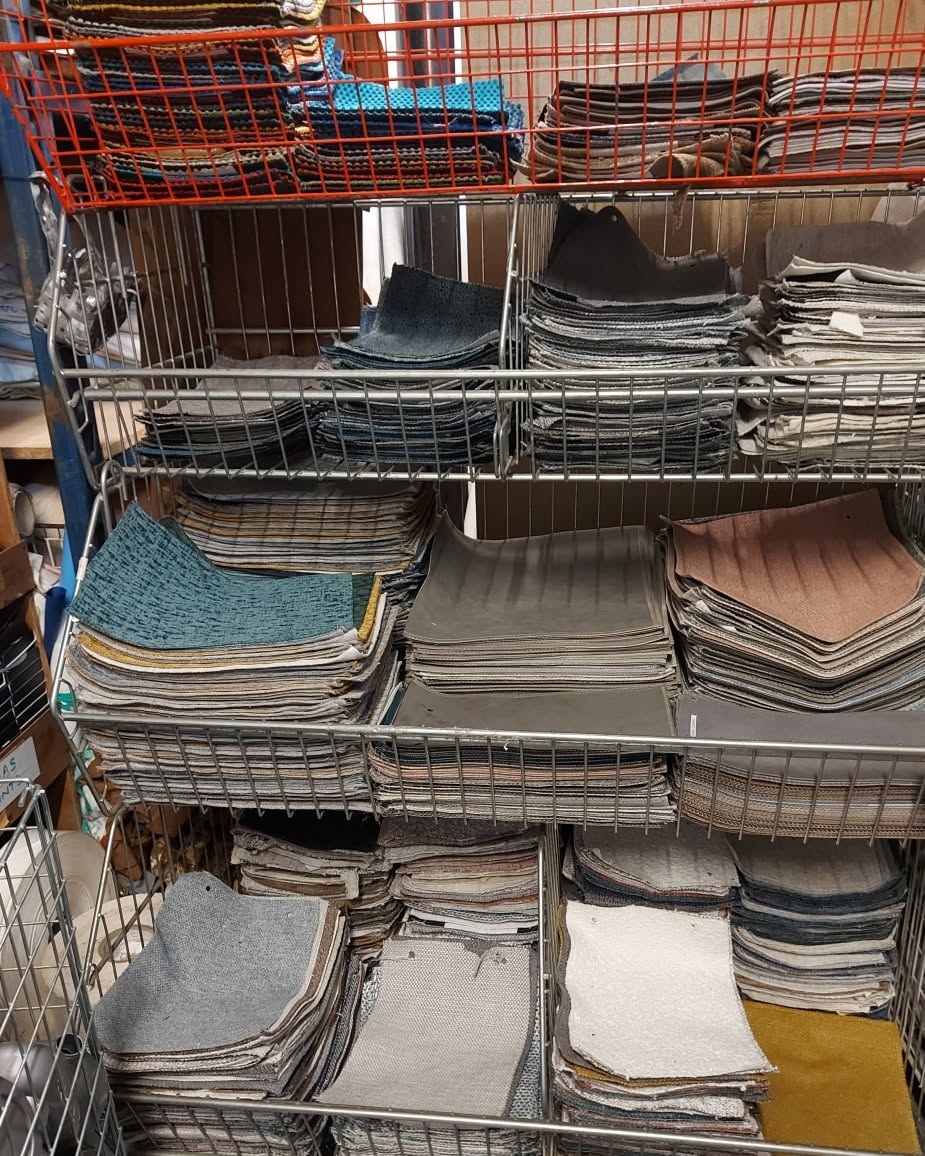 KeithaTappk1tz's tweet photo. What’s been happening at the Scrap Shack this week? We’ve been organising our huge stock of fabric swatches—perfect for making bags, cushion covers and more. Visit us tomorrow from 10 a. m. to 1 p. m. and see what you can create! https://t.co/UhI3WlhUAG